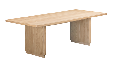 Round Off Small Dining Table Natural Oak