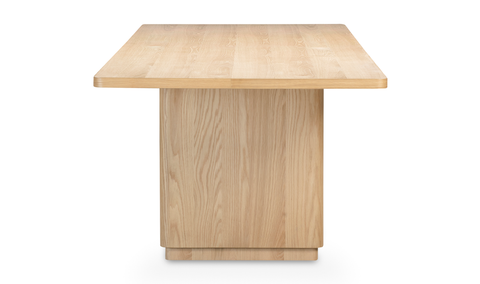 Round Off Large Dining Table Natural Oak