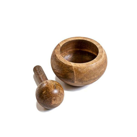 Mango Wood Mortar and Pestle Set