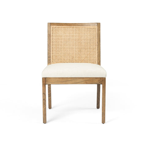 Antonia Cane Armless Dining Chair - Parawood Savile Flax