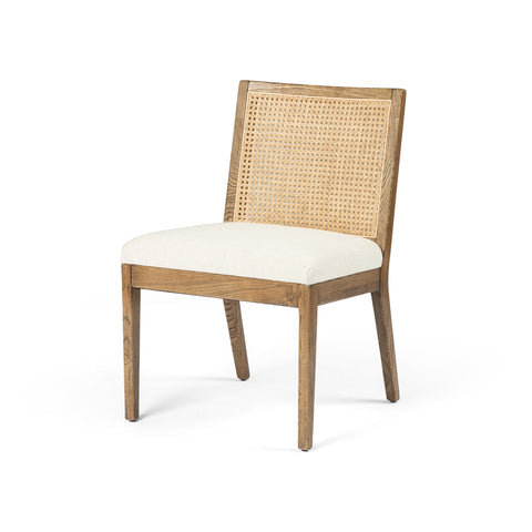 Antonia Cane Armless Dining Chair - Parawood Savile Flax
