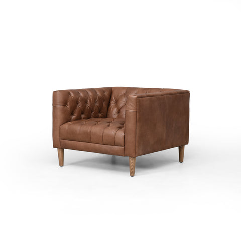 Williams Leather Chair-NW Chocolate