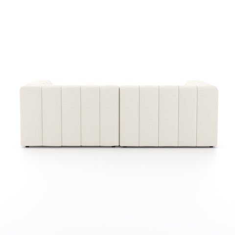 Langham Channeled 2Pc LAF Sectional-Fayette Cloud