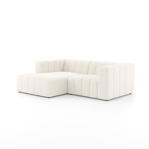 Langham Channeled 2Pc LAF Sectional-Fayette Cloud