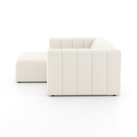 Langham Channeled 2Pc LAF Sectional-Fayette Cloud
