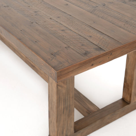Otto Dining Table-110"-Waxed Bleached Pine
