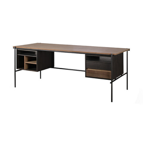 Oscar desk with drawers - Teak