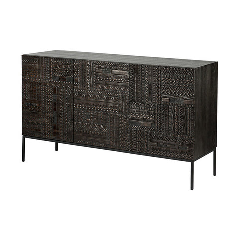 Tabwa Sideboard, 59.5"-Teak Black