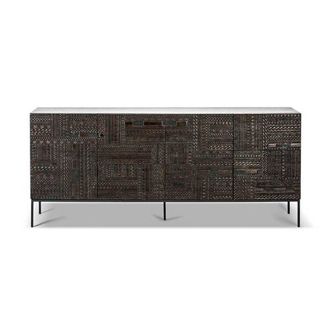 Tabwa sideboard, 79"-Teak Black