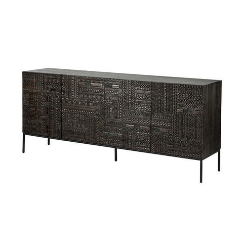 Tabwa sideboard, 79"-Teak Black