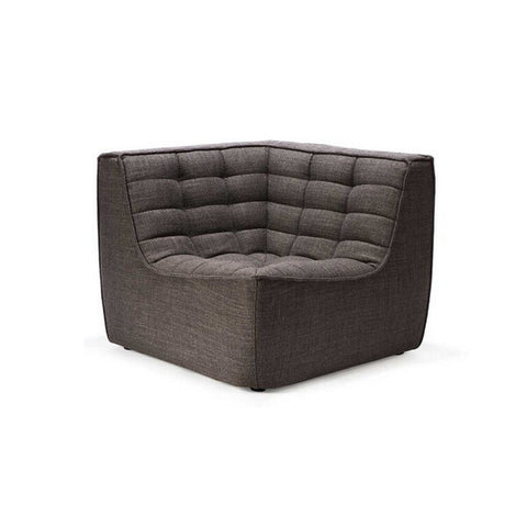 N701 sofa - corner - dark grey