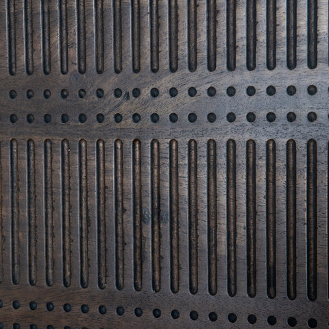 Kelby Storage Bunching Table-Gunmetal