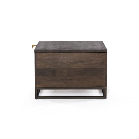 Kelby Storage Bunching Table-Gunmetal