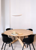 Circle dining table,54" - Oak