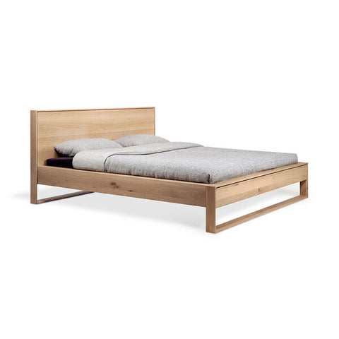 Nordic II bed, King - Oak