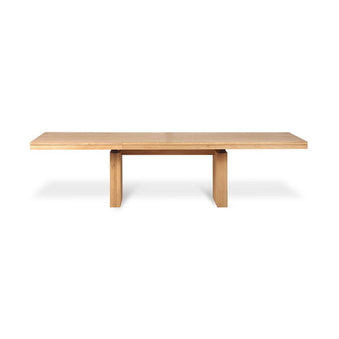 Double extendable dining table - Oak