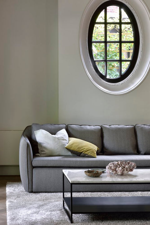 Stone Coffee Table, 47" - White Carrara - IN STOCK