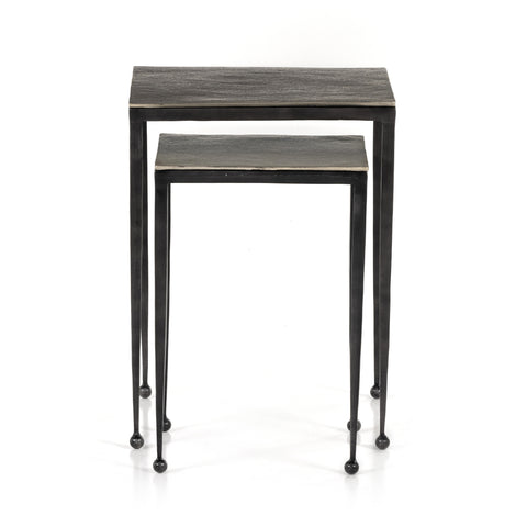Dalston Nesting End Tables - Antique Nickel