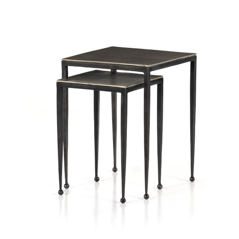 Dalston Nesting End Tables - Antique Nickel