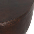 Basil Outdoor End Table-Antique Rust