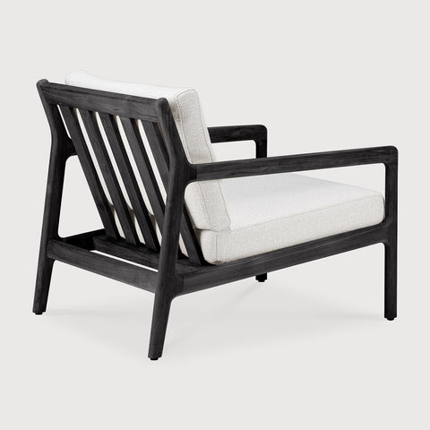Jack outdoor lounge chair - Teak Black - Off White