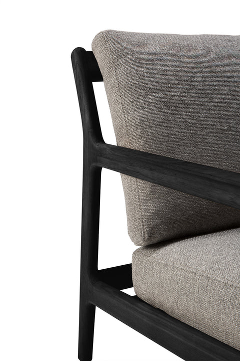 Jack outdoor sofa,71" - Teak Black - mocha