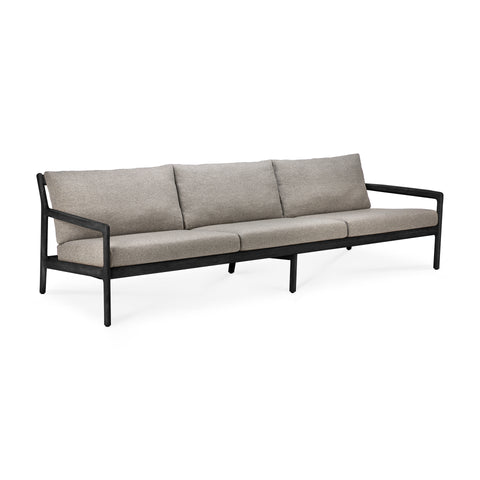 Jack outdoor sofa,104.5" - Teak Black - Mocha