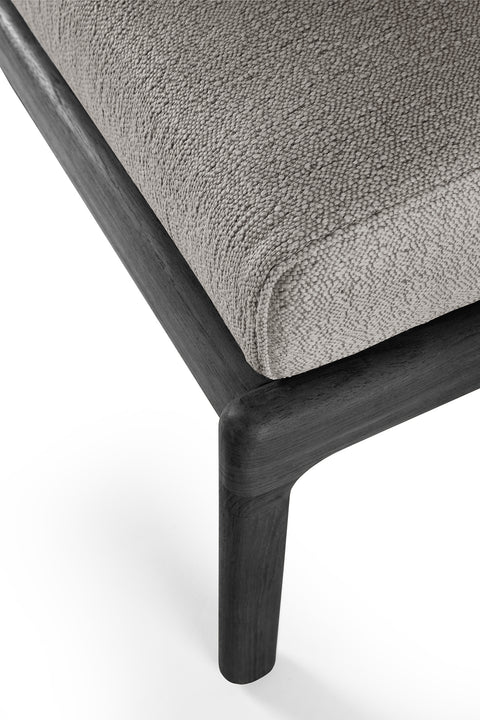 Jack outdoor footstool - Teak Black - Mocha