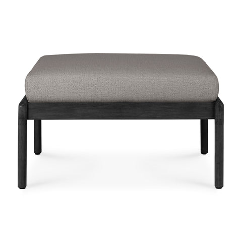 Jack outdoor footstool - Teak Black - Mocha