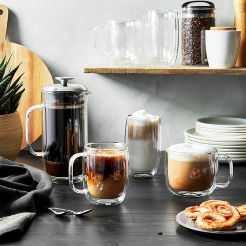 Sorrento Plus Double Wall Glassware - French Press - 27oz