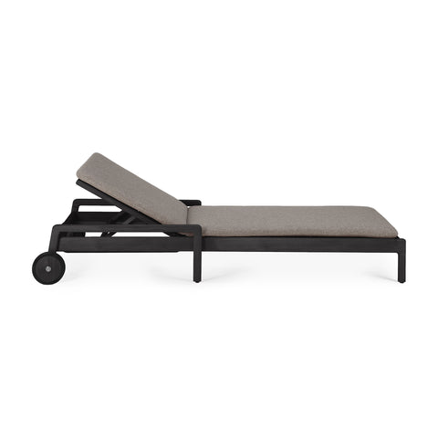 Jack outdoor adjustable lounger frame - Teak Black