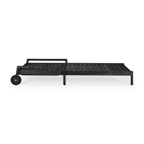 Jack outdoor adjustable lounger frame - Teak Black