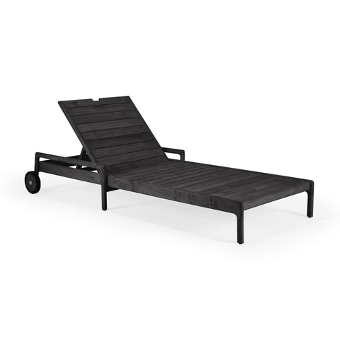 Jack outdoor adjustable lounger frame - Teak Black