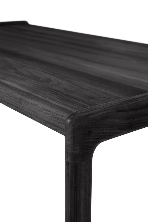Jack Outdoor Coffee Table, 59.5" - Teak Black