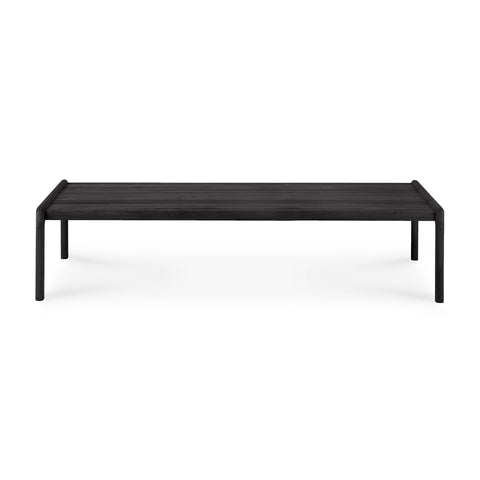 Jack Outdoor Coffee Table, 59.5" - Teak Black