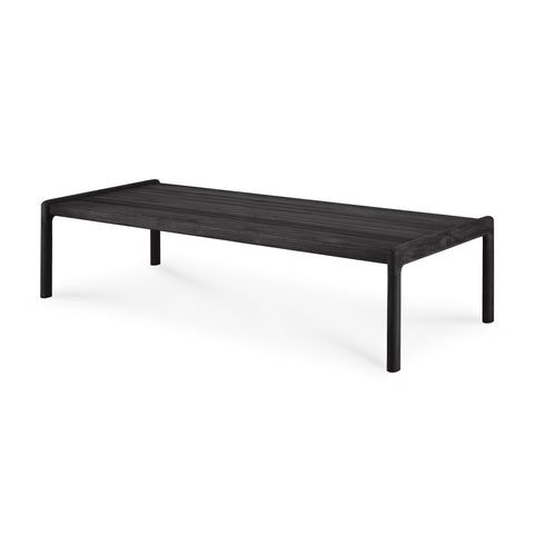 Jack Outdoor Coffee Table, 59.5" - Teak Black