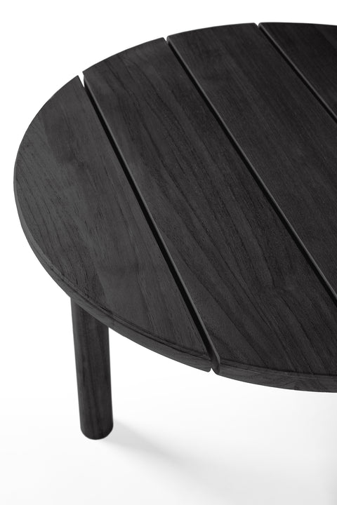 Quatro Outdoor Side table - Teak Black
