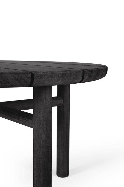 Quatro Outdoor Side table - Teak Black