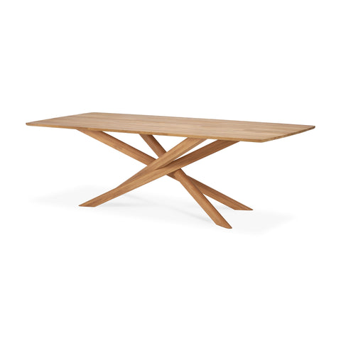 Mikado Outdoor dining table,94.5" - Teak