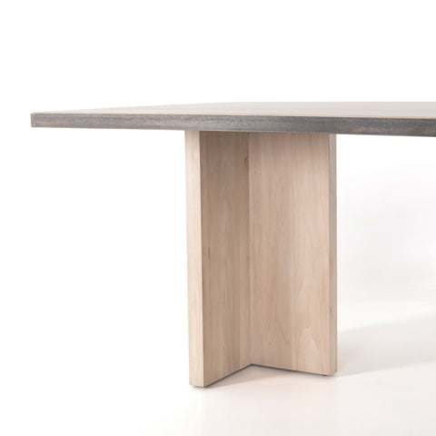 Cross Dining Table-Ashen Walnut