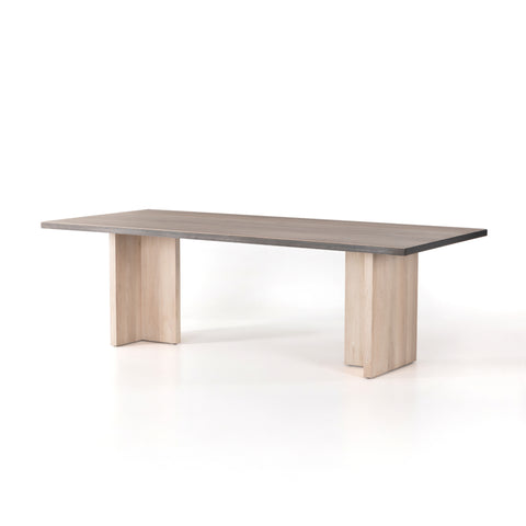 Cross Dining Table-Ashen Walnut