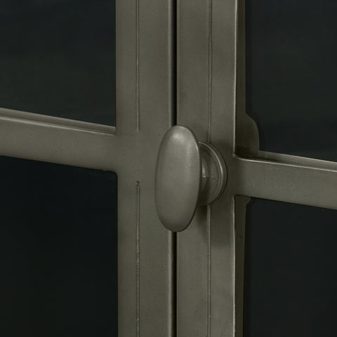 Belmont Metal Cabinet-Gunmetal