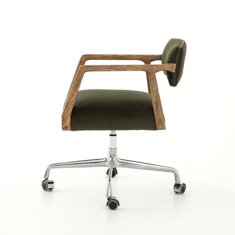 Tyler Desk Chair-Velvet Loden