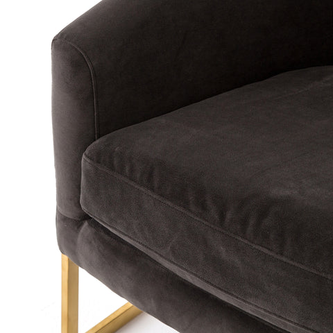 Corbin Chair-Brass - Bella Smoke
