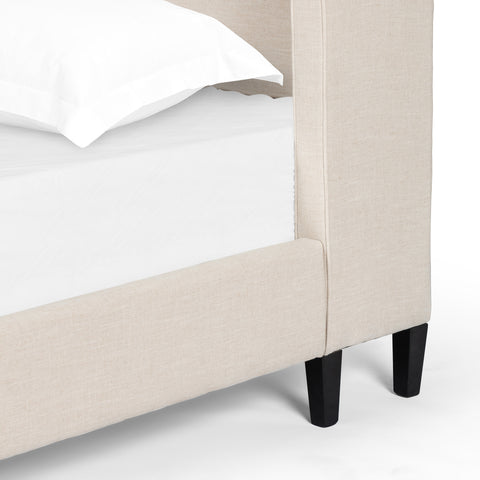 Madison Bed-Cambric Ivory-Queen