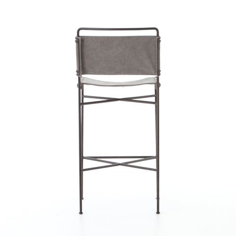 Wharton Bar Stool-Stonewash Grey