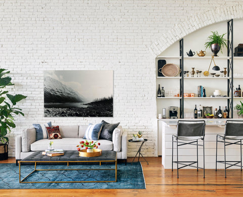 Wharton Bar Stool-Stonewash Grey