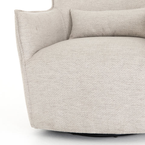 Kimble Swivel Chair - Noble Platinum