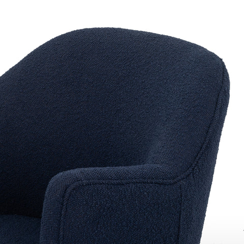 Aurora Swivel Chair-Copenhagen Indigo