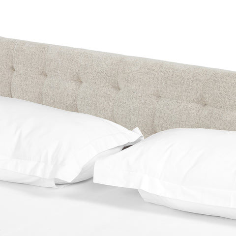 Newhall Bed-55"-Plushtone Linen-King